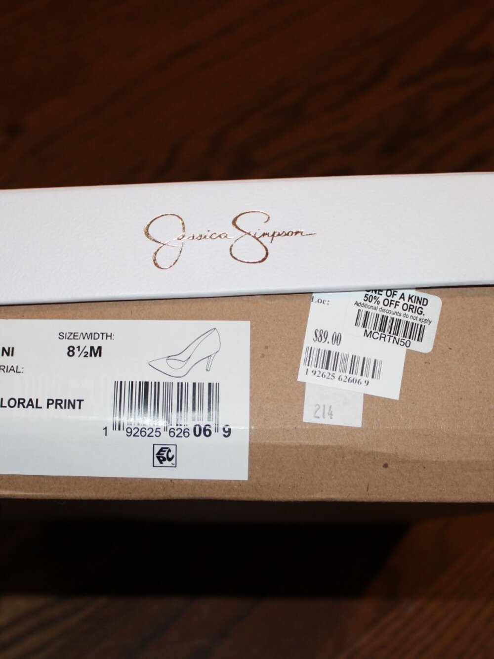 Jessica Simpson Maxwell Floral Print Heels - Picture 5 of 5